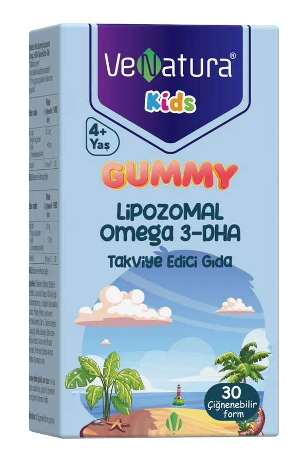 VENATURA KIDS GUMMY LİPOZOMAL OMEGA ÇIĞNENEBİLİR FORM