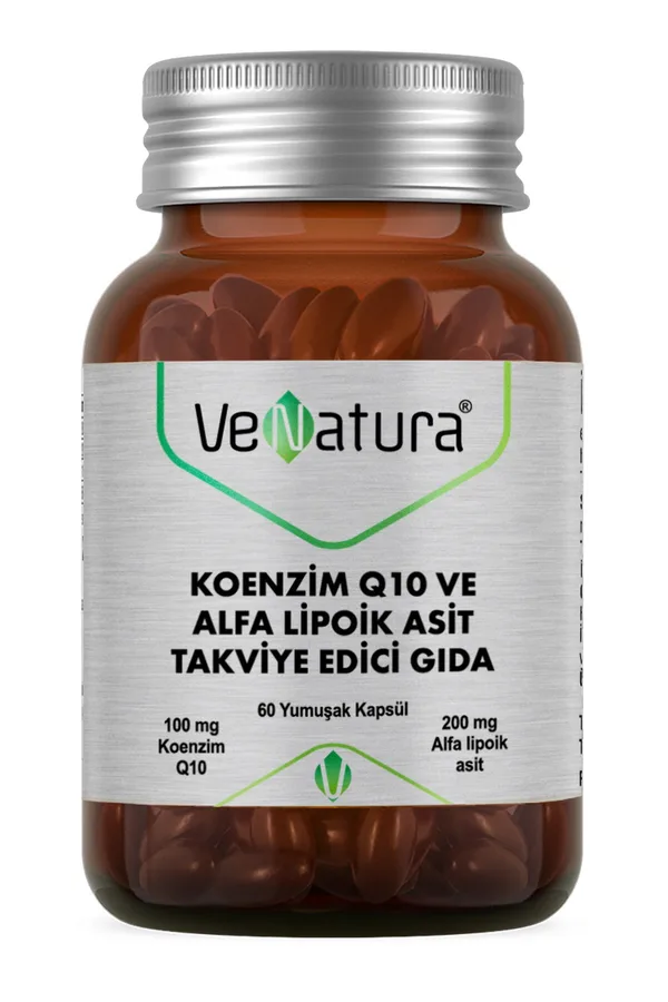 VENATURA KOENZİM Q10 VE ALFA LİPOİK ASİT YUMUŞAK KAPSÜL