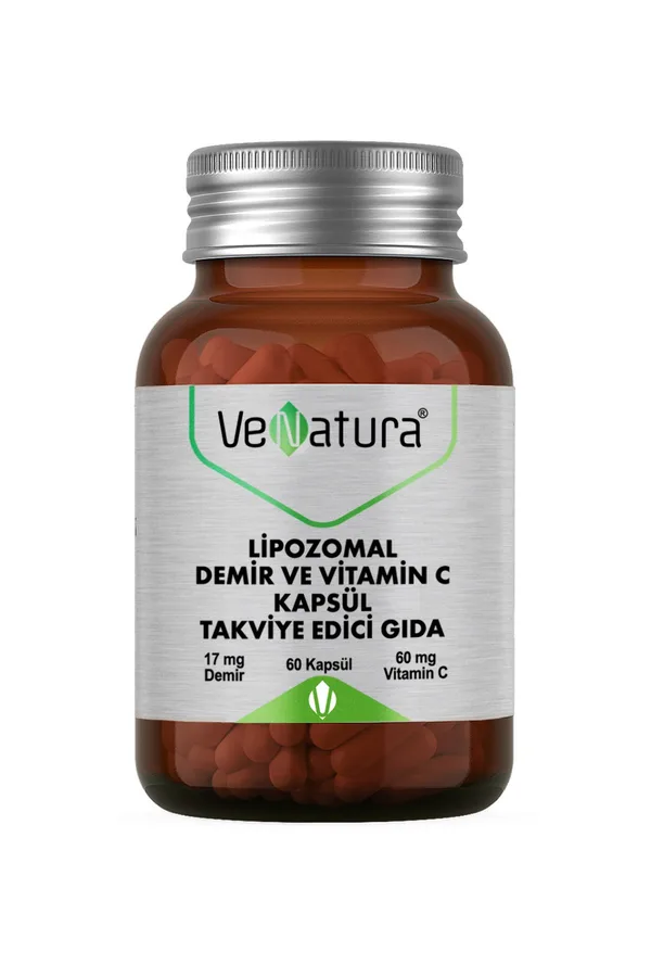 VeNatura VENATURA LİPOZOMAL DEMİR VE VİTAMİN C KAPSÜL