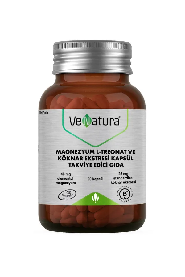VeNatura VENATURA MAGNEZYUM L-TREONAT VE KÖKNAR EKSTRESİ KAPSÜL