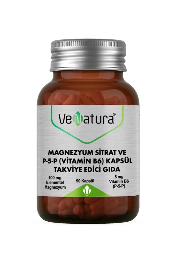 VENATURA MAGNEZYUM SİTRAT VE VİTAMİN B6 KAPSÜL
