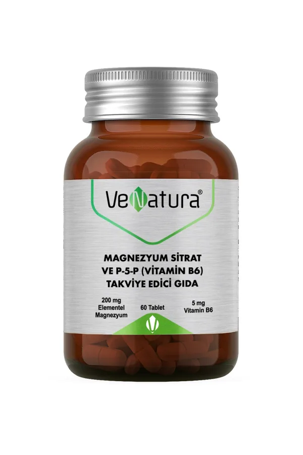 VENATURA MAGNEZYUM SİTRAT VE VİTAMİN B6 TABLET