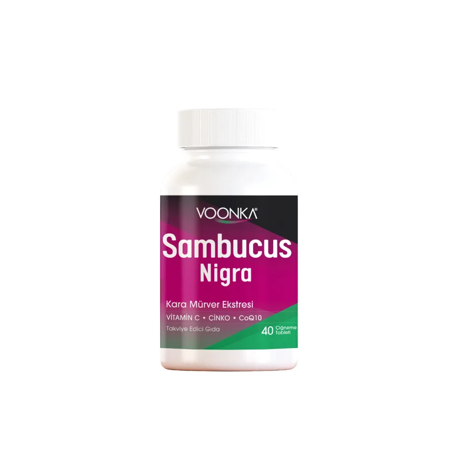 Voonka VOONKA SAMBUCUS NIGRA ÇİĞNEME TABLETİ