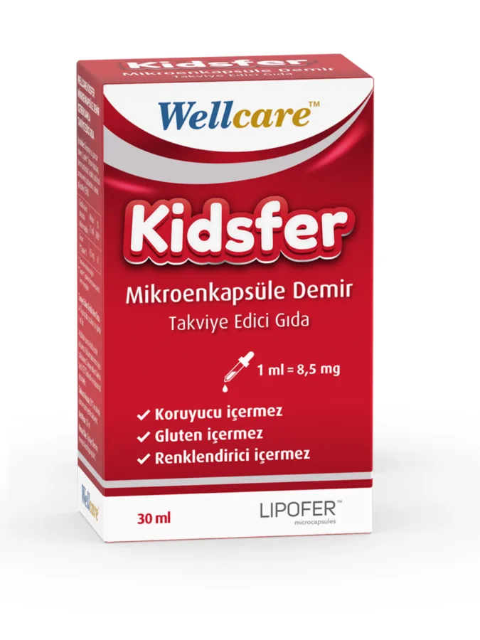 WELLCARE KIDSFER MİKROENKAPSÜLE DEMİR DAMLA