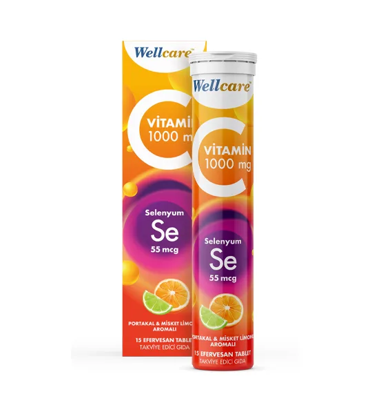 WELLCARE VITAMIN C + SELENYUM EFERVESAN TABLET