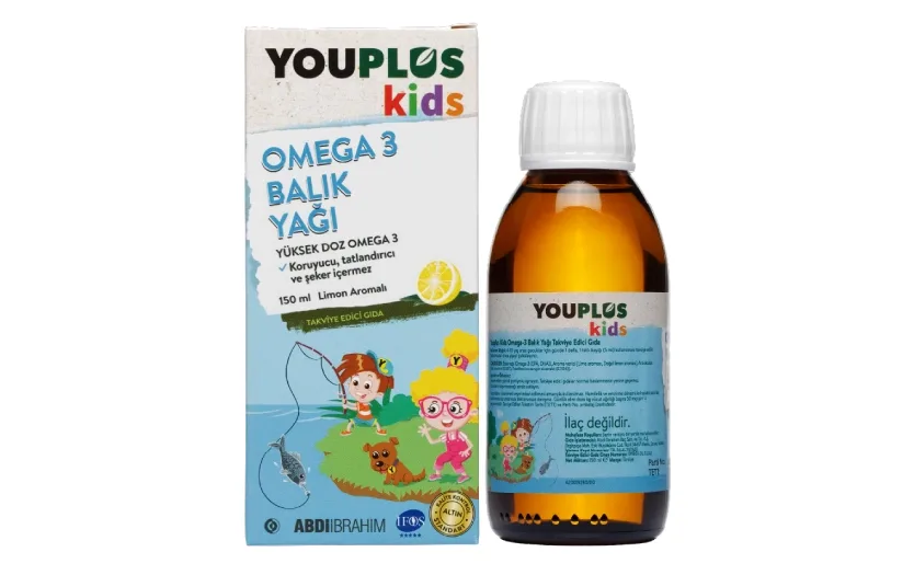 Youplus YOUPLUS KIDS OMEGA-3 BALIK YAĞI (YÜKSEK DOZ) SIVI CAM ŞİŞE