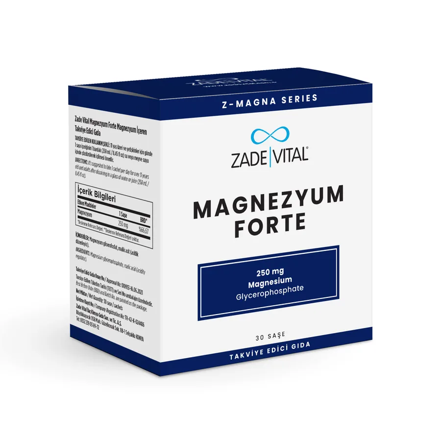 ZADE VITAL MAGNEZYUM FORTE SAŞE