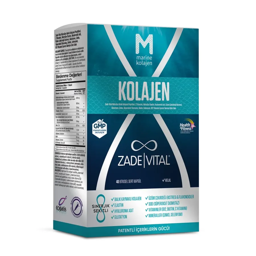 Zade Vital ZADE VITAL MARINE KOLLAJEN SERT KAPSÜL