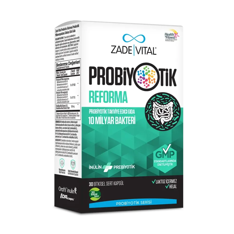 ZADE VITAL PROBIOTICS REFORMA SERT KAPSÜL